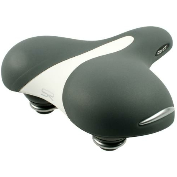 Batavus BAT ZADEL SR 5015DEC ANT/WI Z/STROP ANTRACIET/ZWART