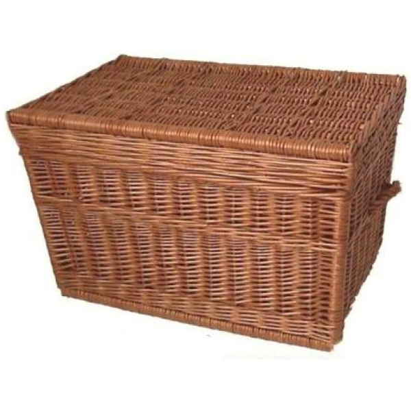 Basil MAND BAS RIET V RASA M/DEKSEL 80X48X48 NATUREL