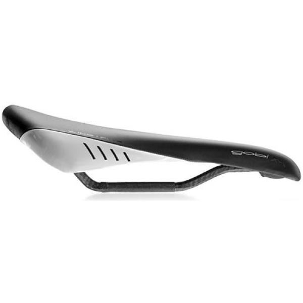 Fizik ZADEL FI GOBI XM CB ZWART/WIT BLACK/GLOSSY WHITE - ZWAR