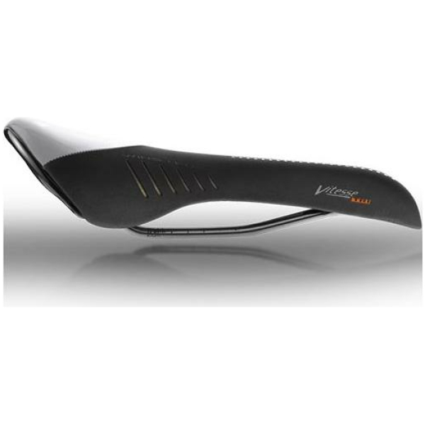 Fizik ZADEL FI VITESSE TRI KIUM ZWART/WIT GUMMY BLACK/GLOSSY WHITE