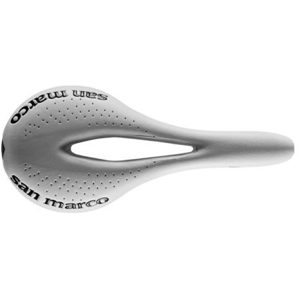 Selle San Marco ZADEL SM 2011 ZONCOLAN RACING ARROWHEAD WI/ZW WIT / ZWART
