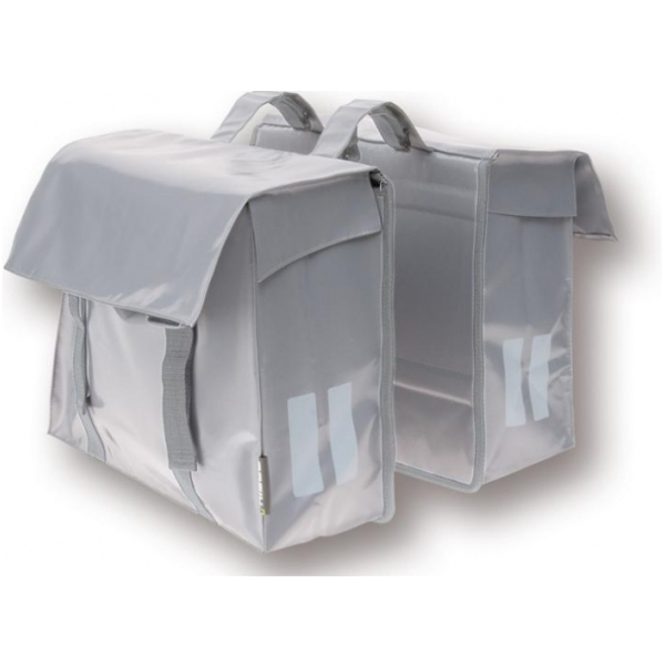 Basil TAS BAS BASONYL DUBBEL 40L ZILVER