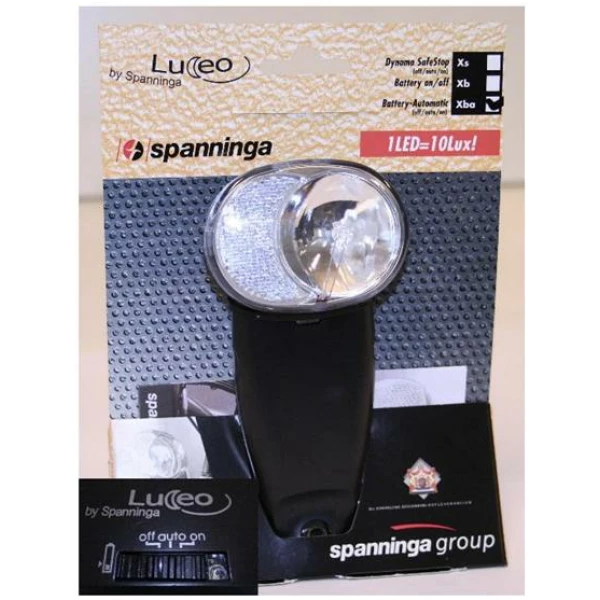 Spanninga KOPLAMP SPAN LUCEO XBA LED BATT AUT KB Zwart