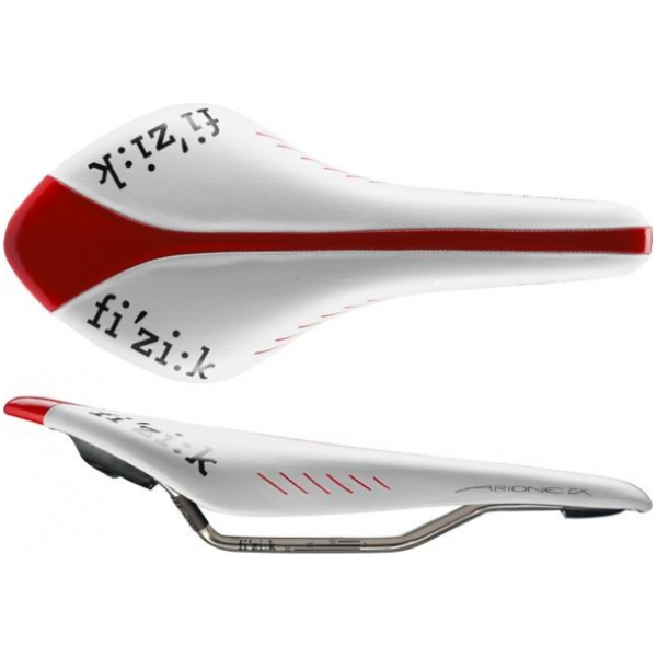 Fizik Zadel WIT/ROOD
