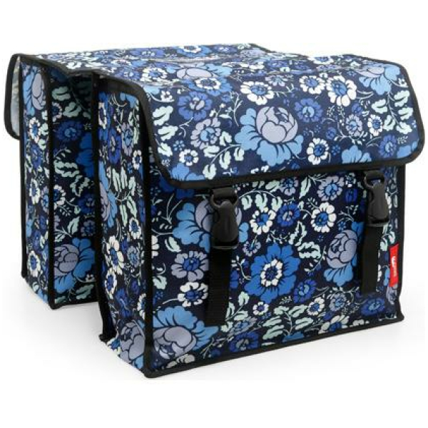 New Looxs TAS FIORI DUBBEL DAHLIA DARK BLUE DONKER BLAUW