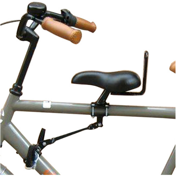 Velo Zadel kinderzitje op buis herenfiets Black