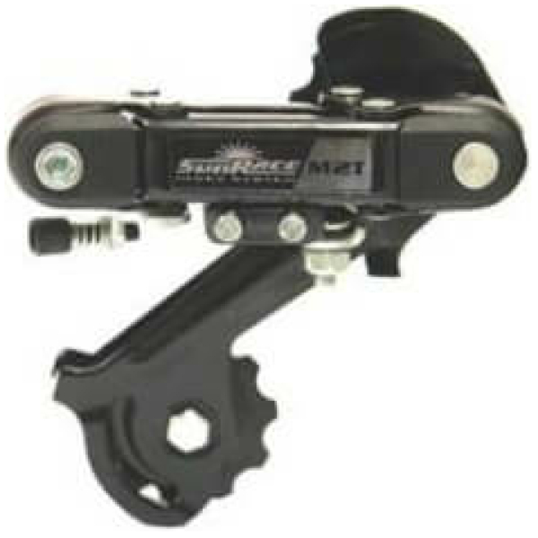 Sunrace achter derailleur ATB zonder haak Zwart