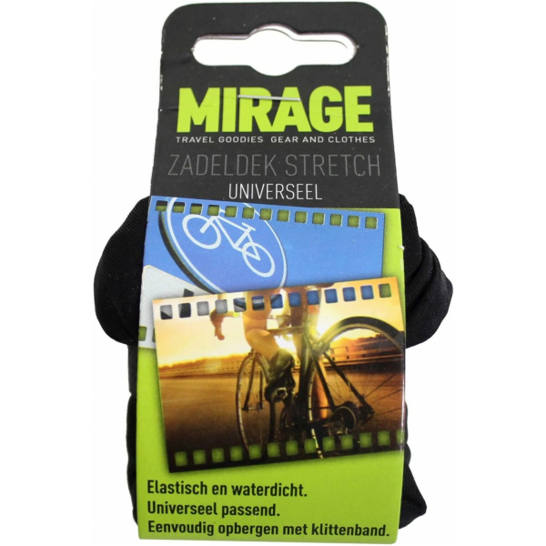 Mirage ZADELDEK NYLON STRETCH UNI ZW Zwart