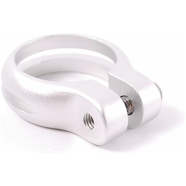 Merkloos ZADELPENKLEM 34.9MM QR ZI Zilver