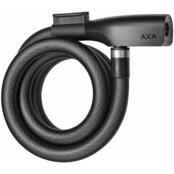 Axa SLOT KABEL RESOLUTE 120X15 M/HOUDER ZW Zwart