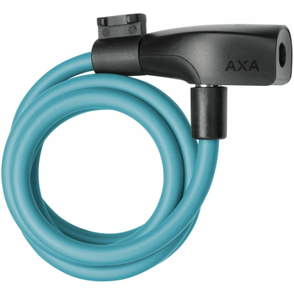 Axa SLOT KABEL RESOLUTE 120X8 M/HOUDER LBL Ice Blue
