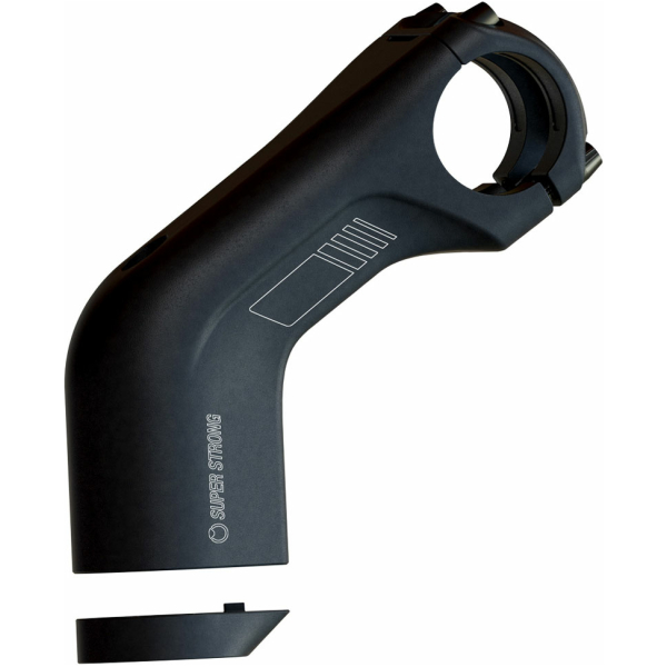 Byschulz STUURPEN AHEAD 11/8" BS ALPHA 31.8 95MM 35?? ZW Zwart