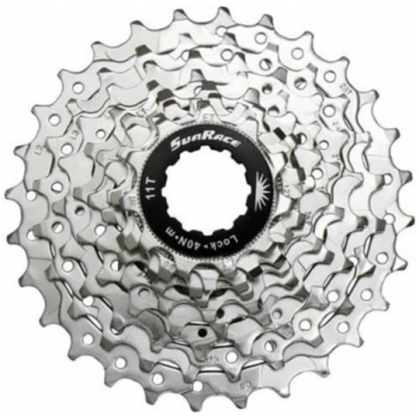 Sunrace cassette 9v 11/25 Zilver