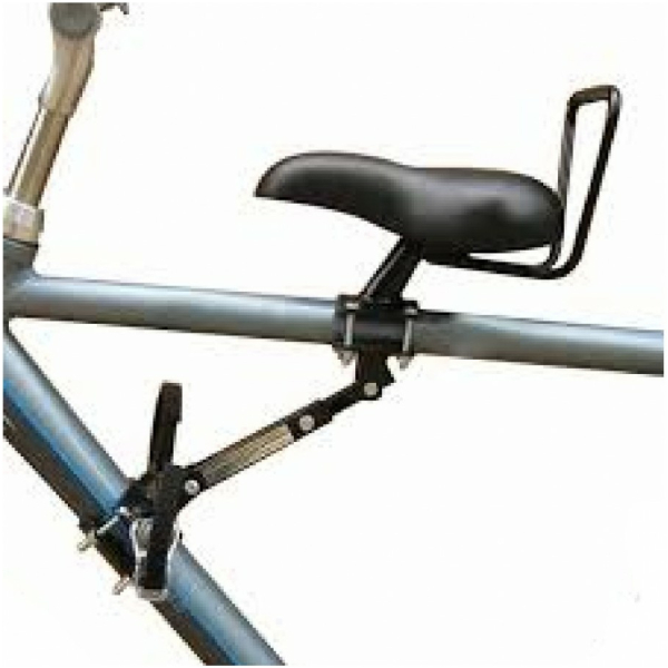 Velo Zadel kinderzitje op buis herenfiets Black