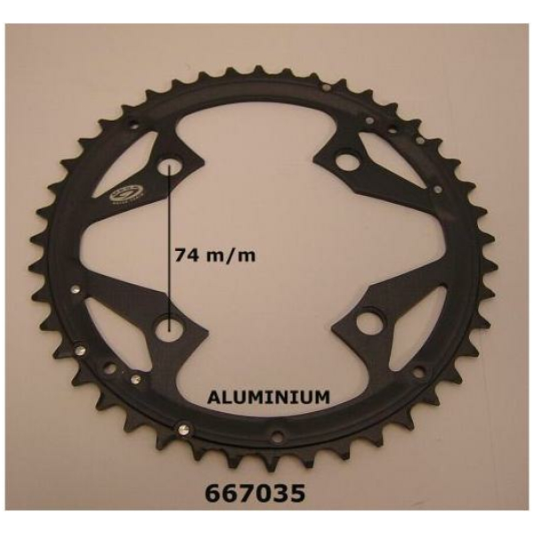 Shimano KETT BLAD 44 SH DEORE LX 9V 4 ARM Zwart