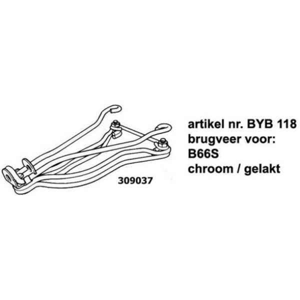 Brooks ZADED BRUGVEER B66S DAMES ZWART