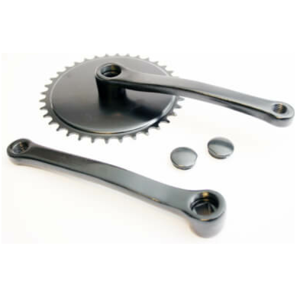 Cortina crankstel 36t 26 Mini Transp Zwart