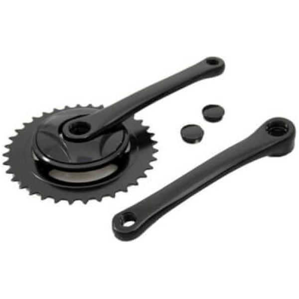 Cortina crankstel 36t Milo 36t Zwart