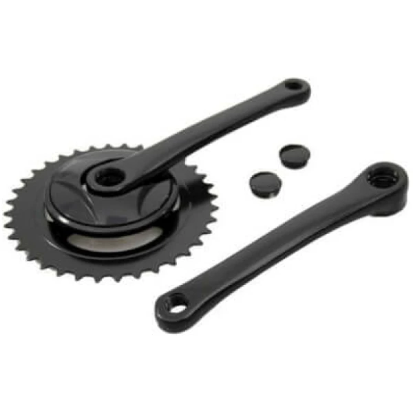 Cortina crankstel 36t Milo 36t Zwart
