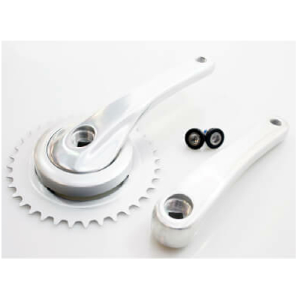 Cortina crankstel 36t alu silver Zilver