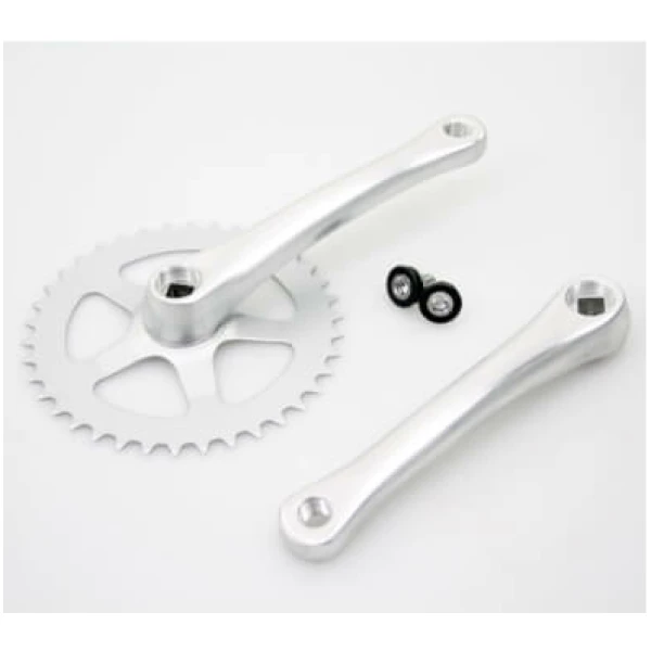 Cortina crankstel 38t Azero Zilver