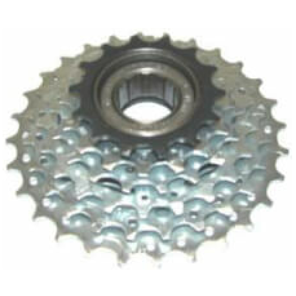 Sunrace Freewheel 6v 14-28 imi hg Chroom