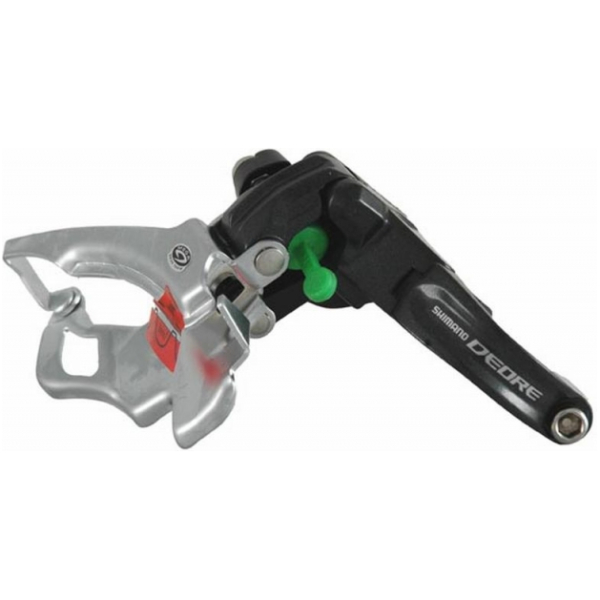 Shimano Derailleur voor atb Deore 9v dual pull 28.6/34.9 top/down