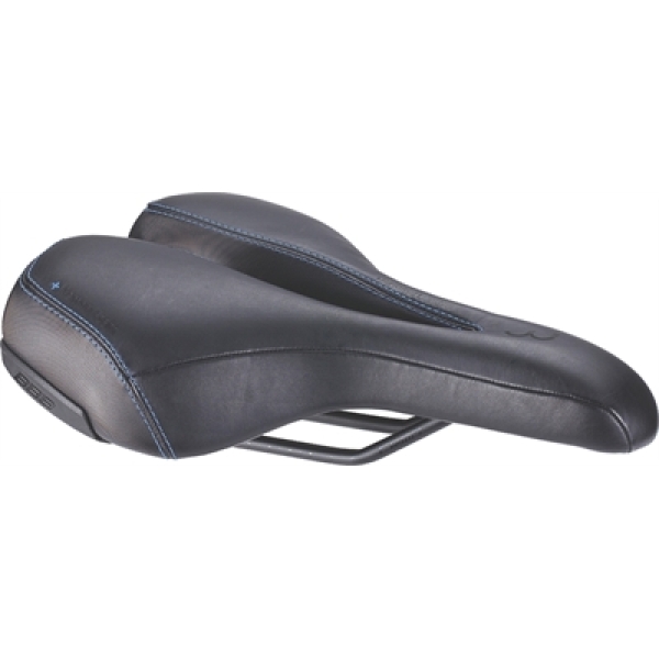 BBB BSD-114 Zadel SportPlus Active Leather 185 Zwart