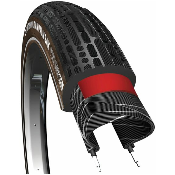 Cst btb Palmbay 28 x 2.00 zw/br refl BLACK-BROWN