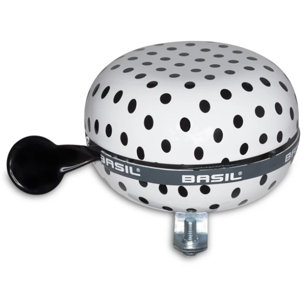 Basil BEL BAS DING DONG 80MM POLKADOT WI/ZW Polkadot White/Black
