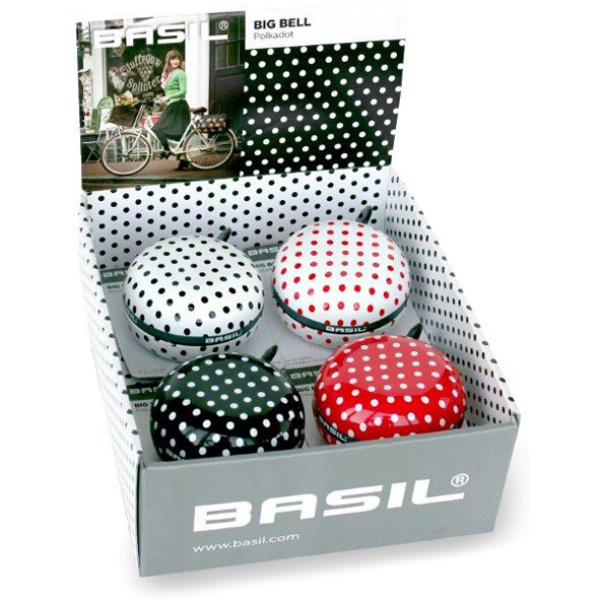 Basil BEL BAS DING DONG 80MM POLKADOT DS A 4 Assorti