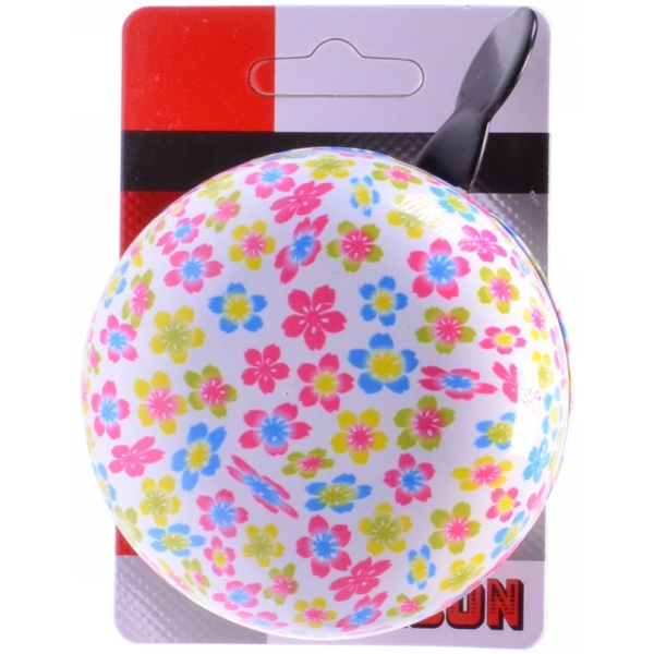 Simson Bel ding dong bloem large Wit/Bloem Multi Color