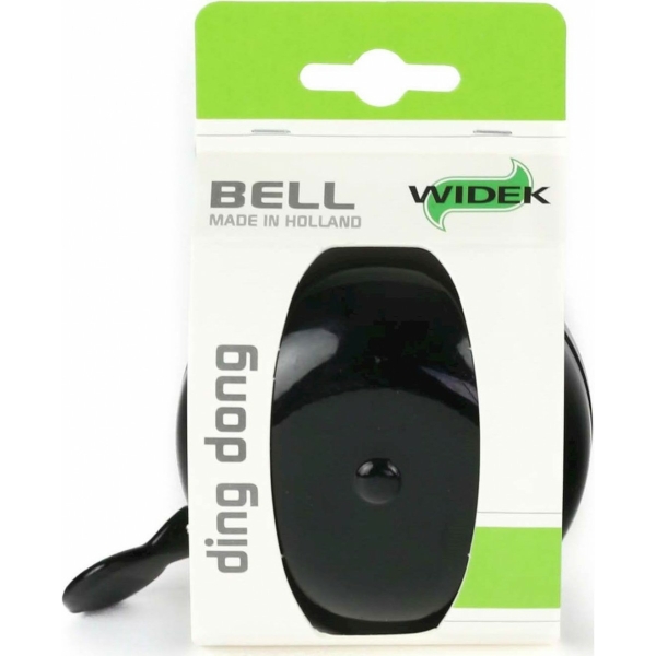 Widek bel Ding Dong 80mm op krt Black