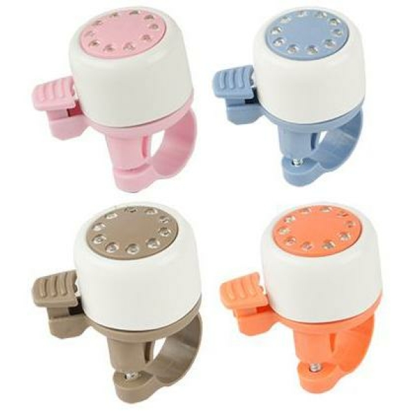 Widek Bel bling bling pastel blauw Blauw/Roze/Bruin/Wit