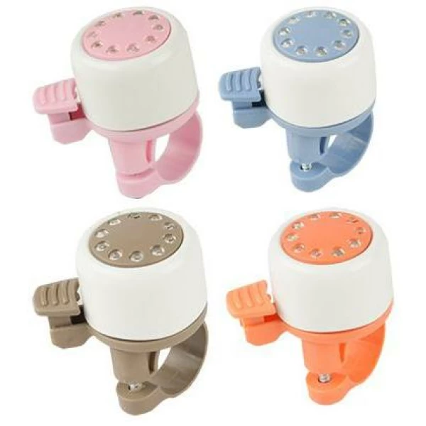 Widek Bel bling bling pastel blauw Blauw/Roze/Bruin/Wit