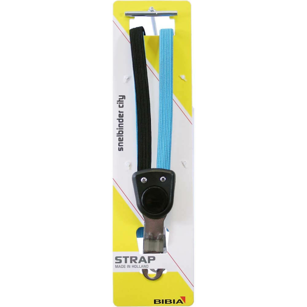 Bibia triobinder City Tour extra lang zwart/turq o Turquoise/Zwart