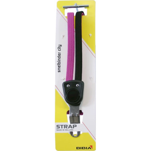 Bibia triobinder City tour extra lang zwart/roze o Cyclaam/Zwart