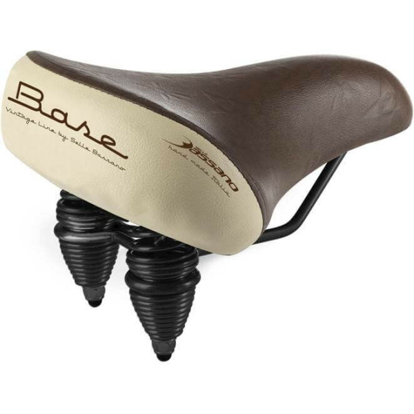 Selle Bassano SB zadel Base Vintage brn/beige