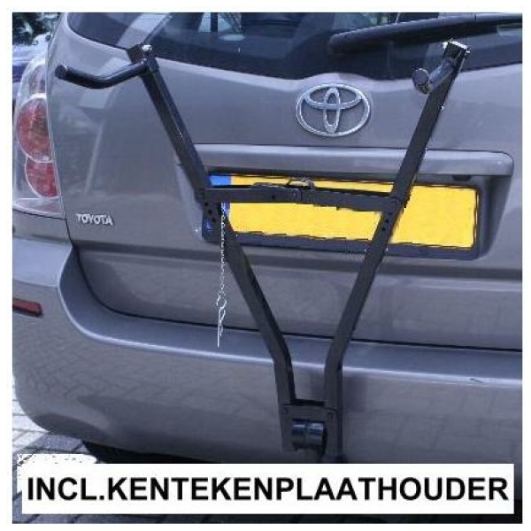 Merkloos FIETSDRAGER PRO PLUS CLICK ON Zwart