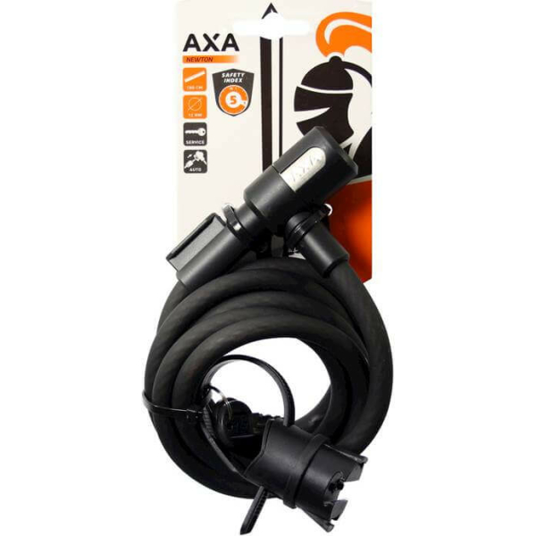 Axa SLOT KABEL NEWTON PI INSTEEK 180X10 Zwart