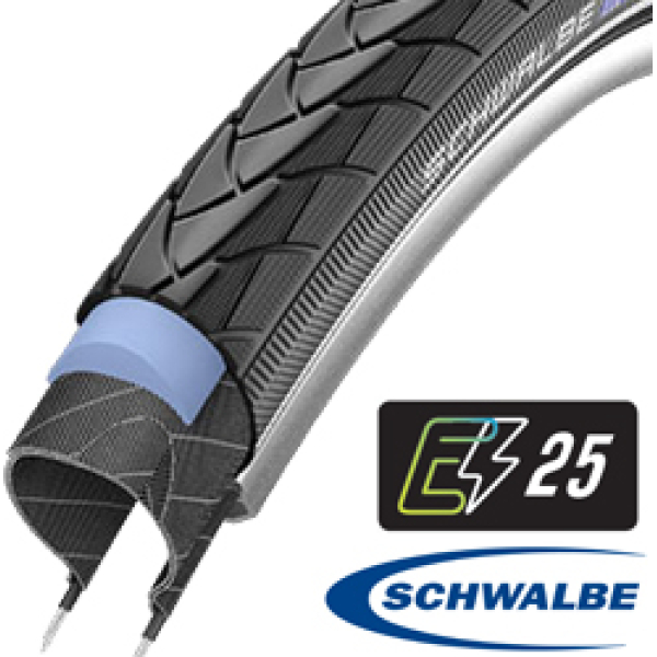 Schwalbe BUB 16X135 SC R MARATHON PLUS SG ZW Zwart - Afbeelding 3