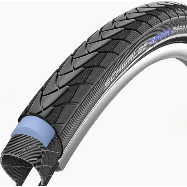 Schwalbe BUB 16X135 SC R MARATHON PLUS SG ZW Zwart