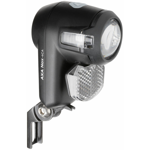 Axa KOPLAMP NOX CITY LED BATT KB ZW Zwart