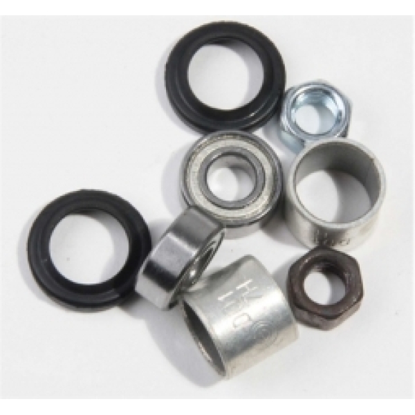 BBB BPD Pedaallagers+schr.+stofseal BPD-10/11 Zilver
