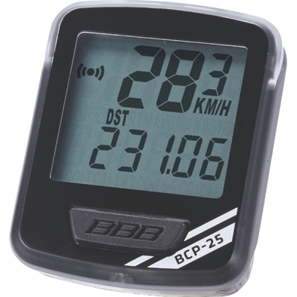 BBB BCP-25 Fietscomputer NanoBoard 7-functies Zwart/zilver