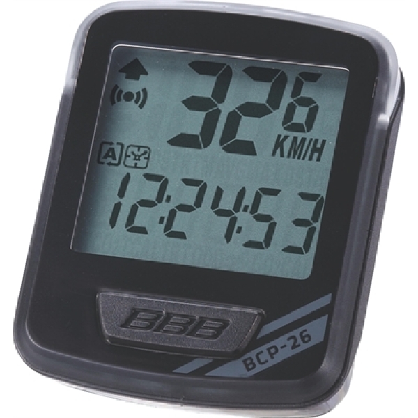 BBB BCP-26 Fietscomputer NanoBoard 12-functies Zwart