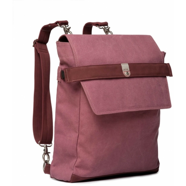 Cortina Schoudertas Munich cyclaam canvas Roze