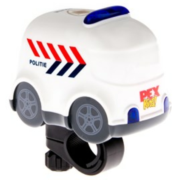 Pex Sirene kids politie toeter Finn Wit