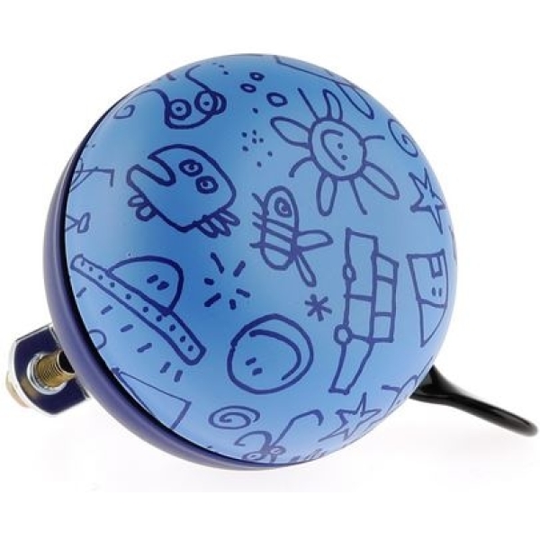 Niet Verkeerd Bel Nietverkeerd ding dong 60mm Mat Blauw