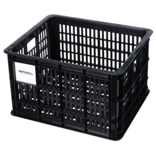 Basil KRAT BAS PVC V MIK ZW 50L Zwart